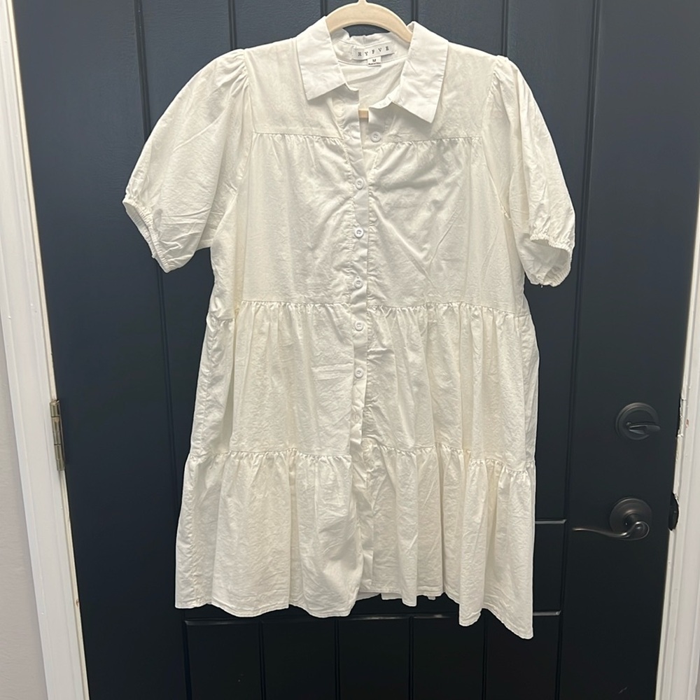 White babydoll dress